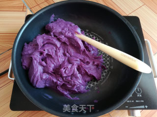 奶香紫薯泥的做法步骤：8