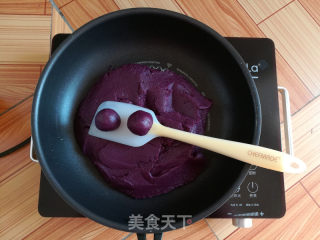奶香紫薯泥的做法步骤：12