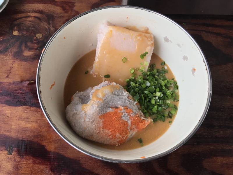 宝宝辅食～磷虾藕饼的做法步骤：8