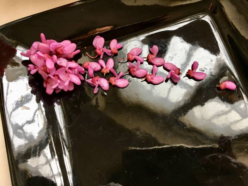 荆花甜虾饭团的做法步骤：14