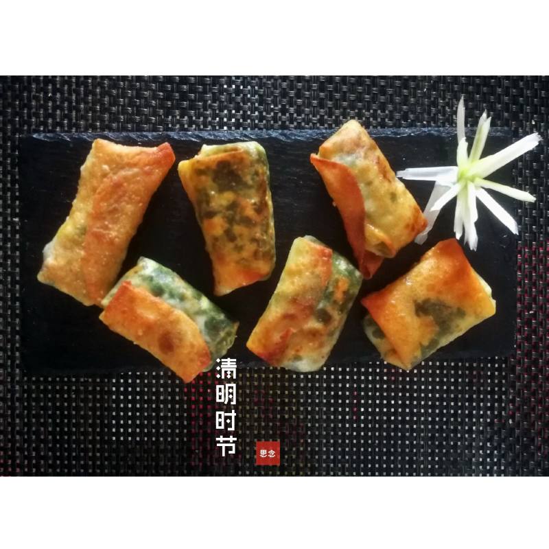 饺子皮春卷的做法步骤：25