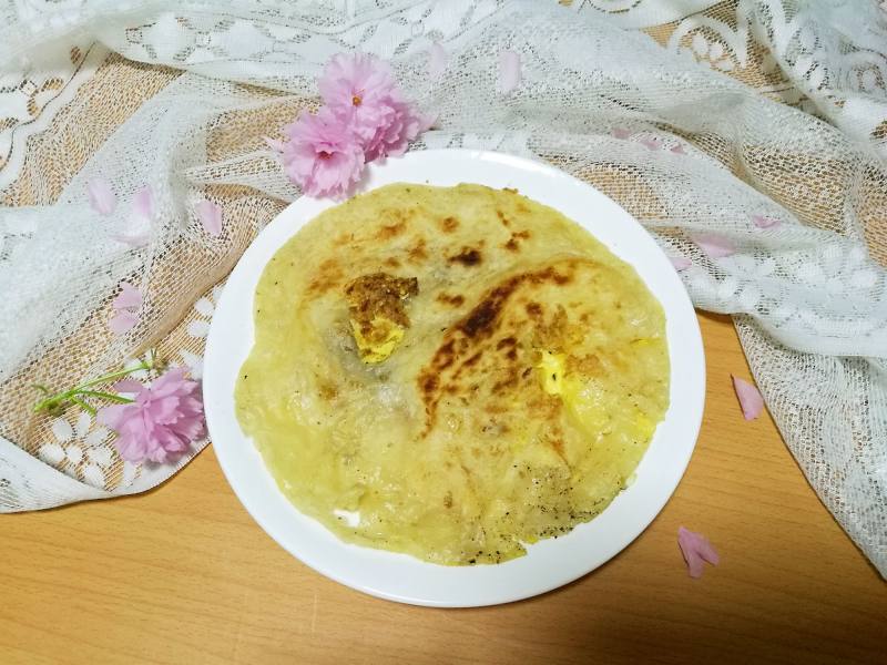 鸡蛋灌饼的做法步骤：8