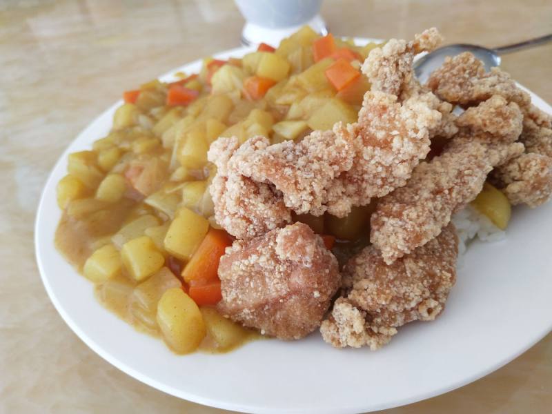 咖喱鸡块饭（盐酥鸡版）的做法步骤：10