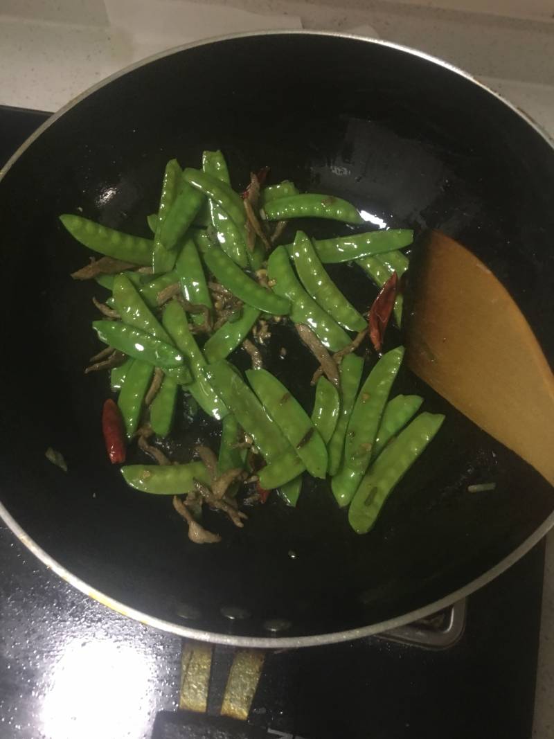 荷兰豆肉丝粉的做法步骤：6