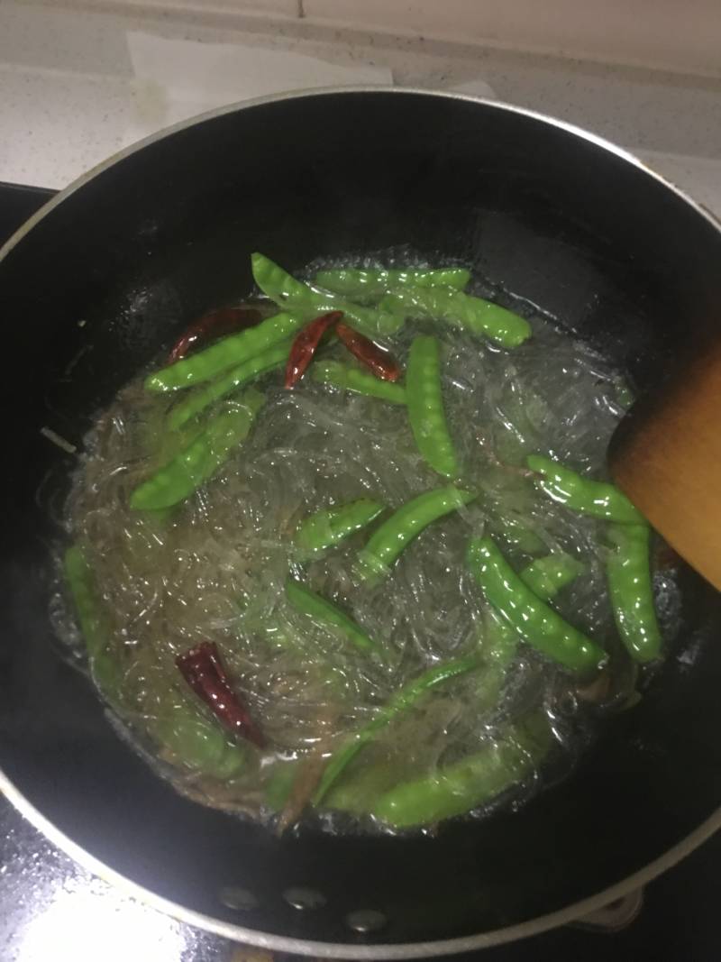 荷兰豆肉丝粉的做法步骤：7