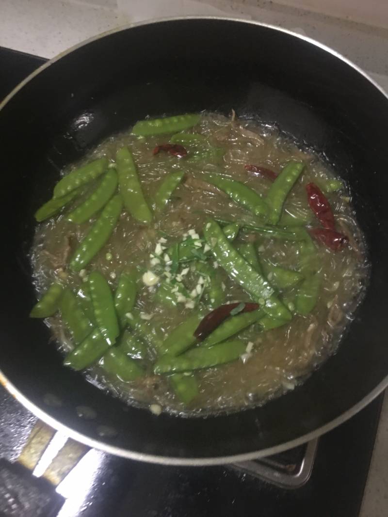 荷兰豆肉丝粉的做法步骤：8