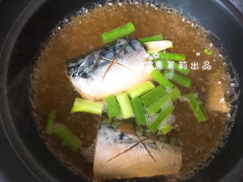 惠美莉私房菜日本料理系列之味噌煮鲅鱼的做法步骤：6