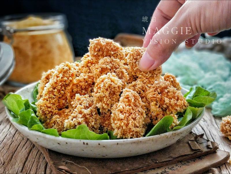 油炸劲辣香酥鸡米花的做法步骤：15