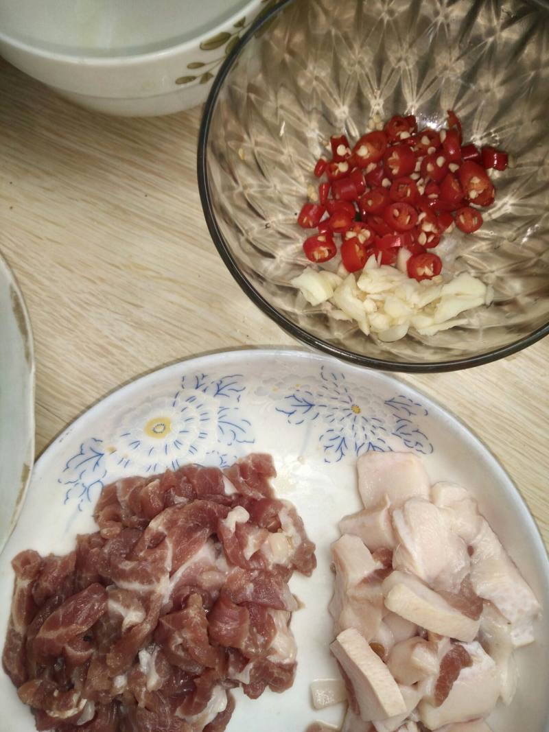 长豇豆炒肉的做法步骤：4