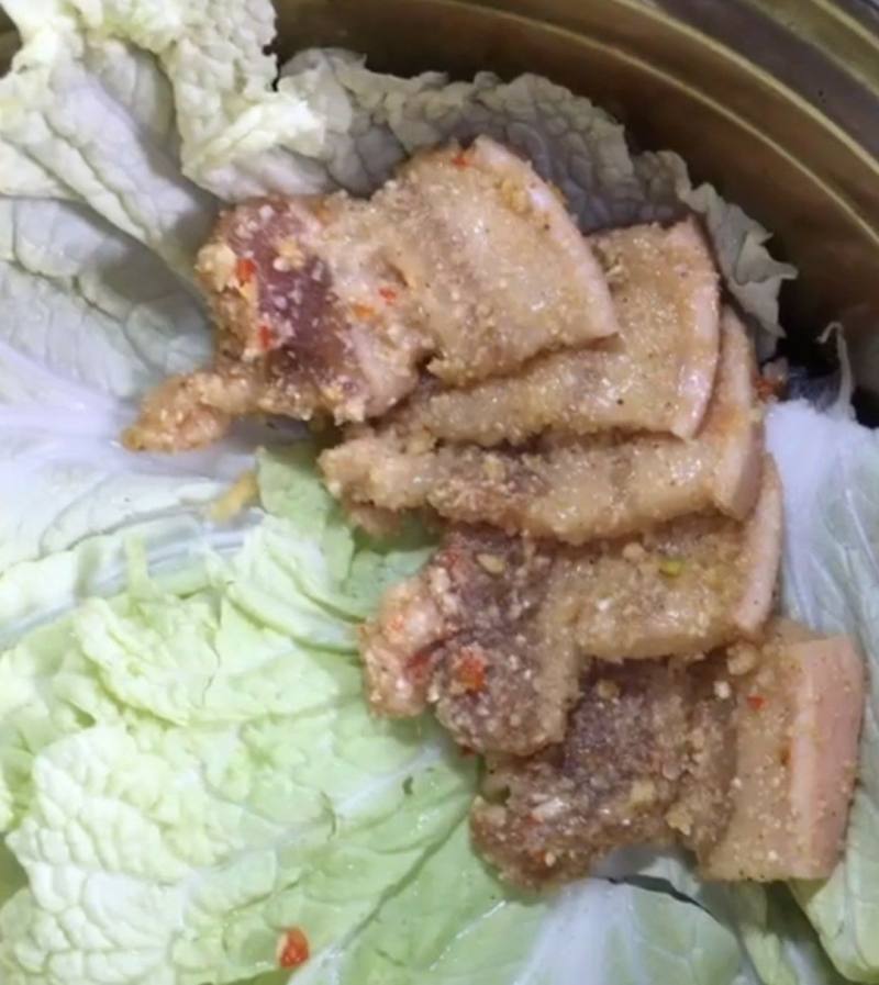 粉蒸肉的做法步骤：9