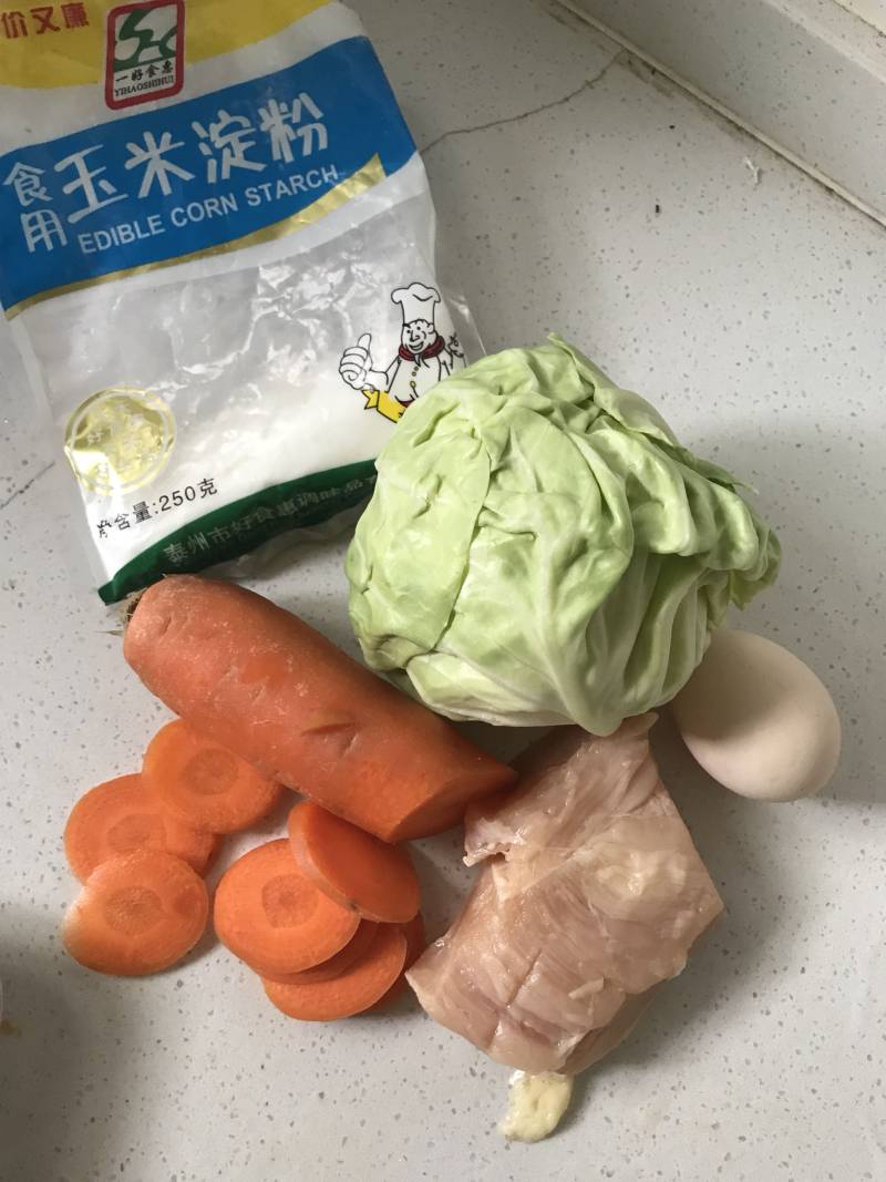 宝宝辅食 鸡胸肉小丸子的做法步骤：1