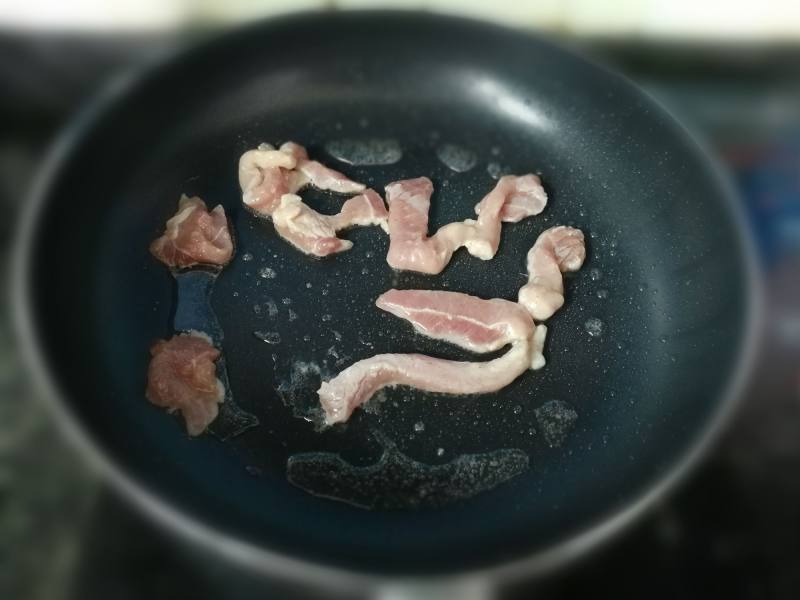 瘦肉炒青甜豆的做法步骤：9