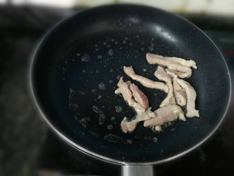 瘦肉炒青甜豆的做法步骤：10