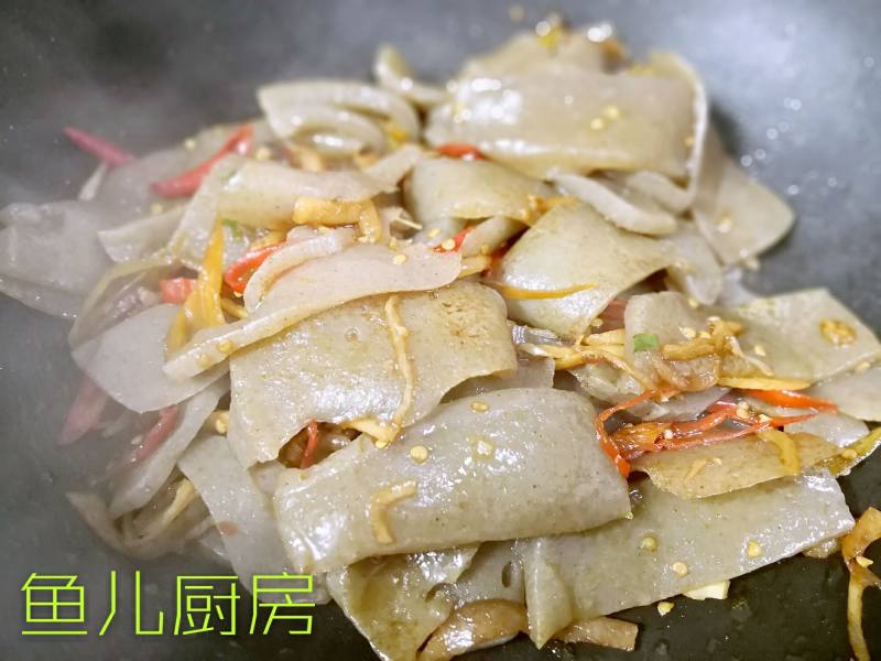 泡菜魔芋豆腐──“鱼儿厨房”私房菜的做法步骤：5