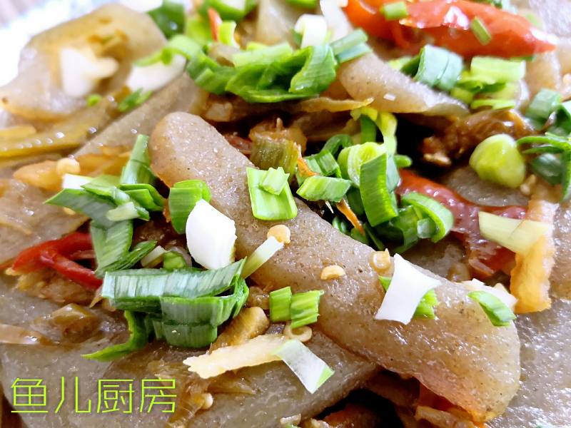 泡菜魔芋豆腐──“鱼儿厨房”私房菜的做法步骤：7