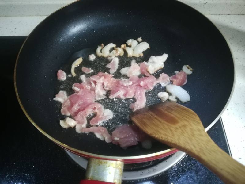 四季豆炒肉的做法步骤：8