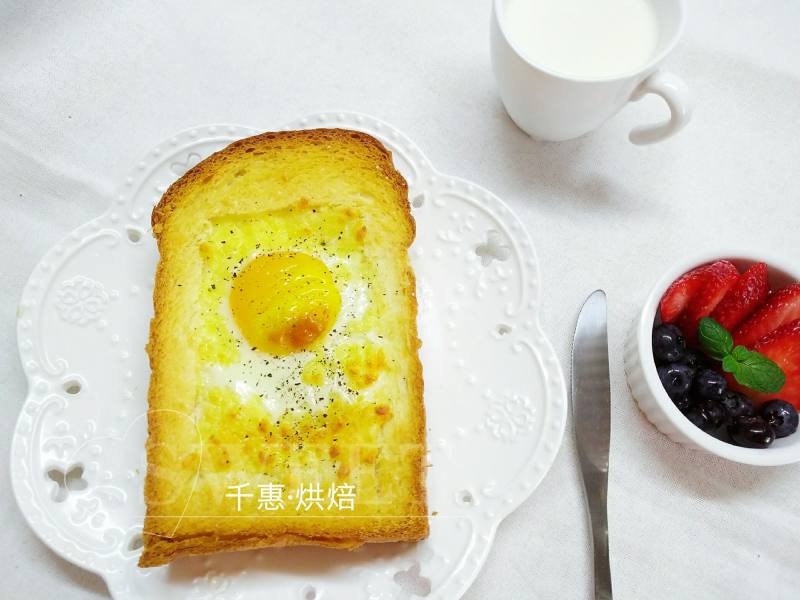 吐司的花样吃法～鸡蛋芝士烤吐司的做法步骤：6