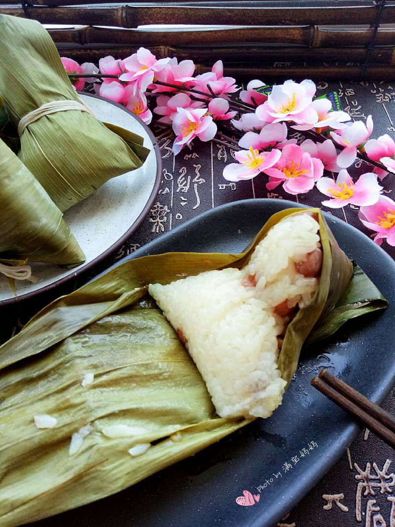 花生杂豆粽子的做法步骤：8