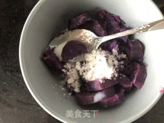 紫薯吐司卷的做法步骤：2