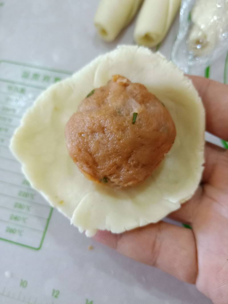 苏式月饼——鲜肉酥的做法步骤：14