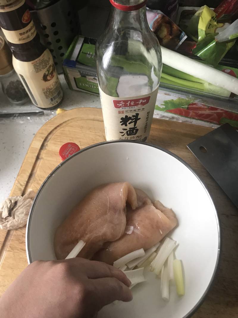 照烧鸡排蔬菜饭的做法步骤：5