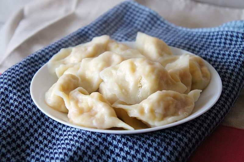 白菜杏鲍菇鸡蛋馅水饺的做法步骤：10