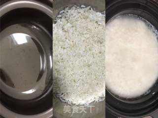【兔子爱厨房·中秋家宴】砂锅腊味饭的做法步骤：3