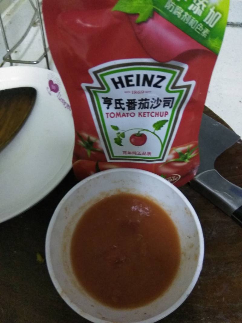 茄汁红焖虾的做法步骤：2