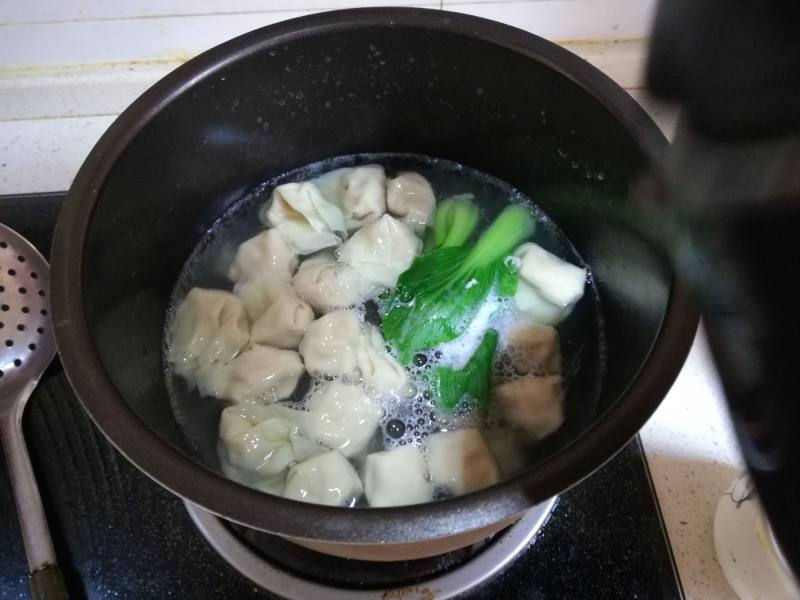 鲜肉虾仁馄饨的做法步骤：16