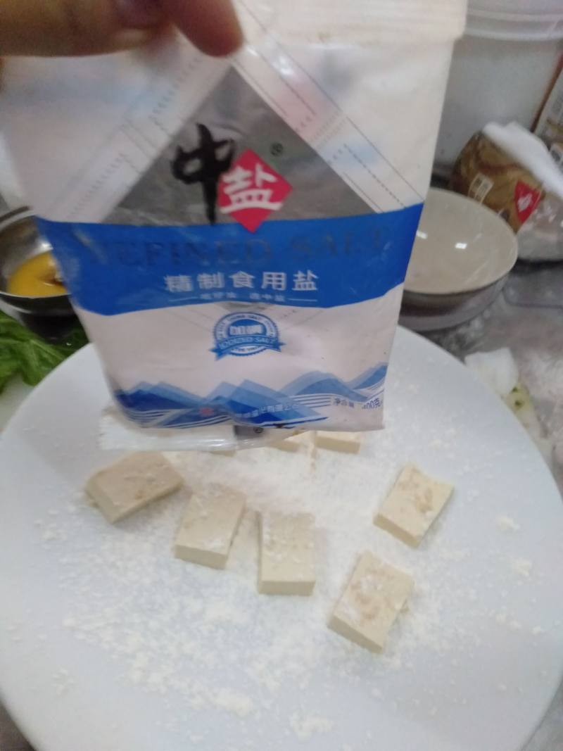 煎转豆腐的做法步骤：8