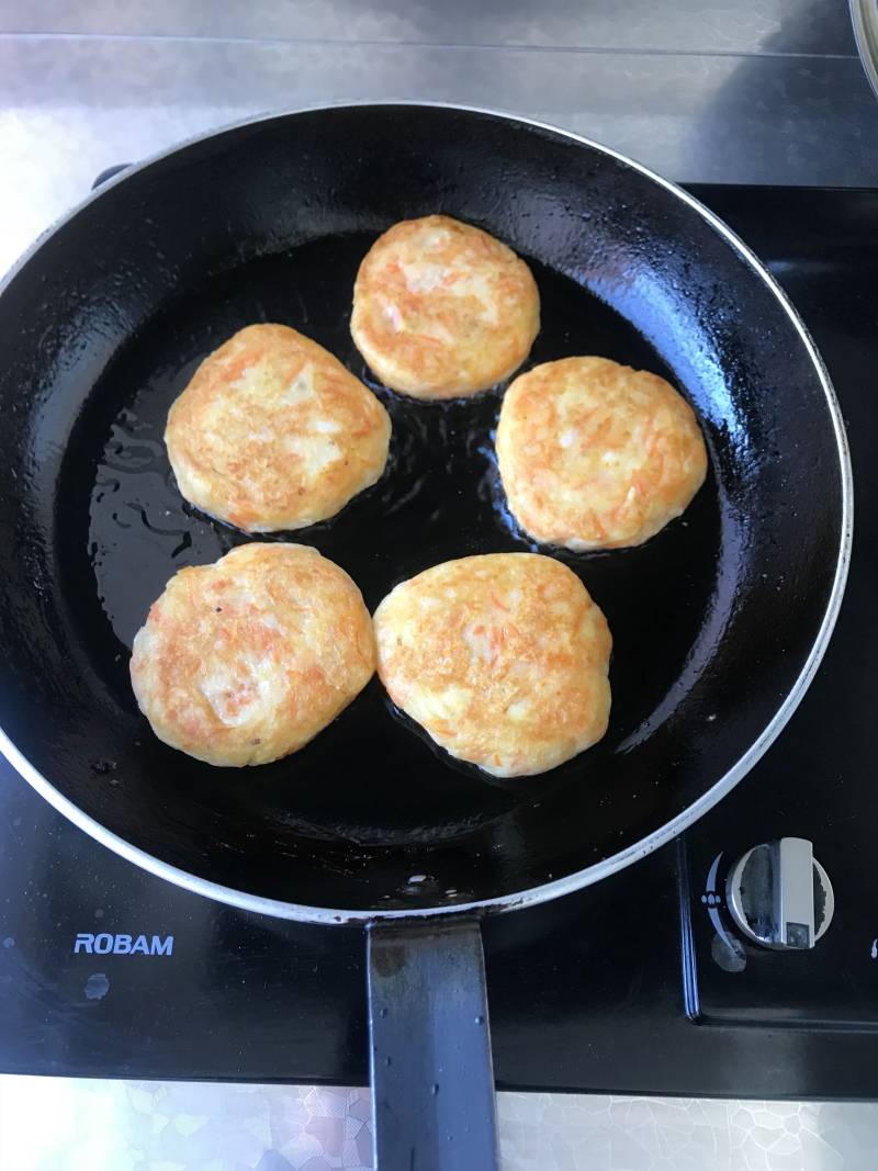 白薯芋头早餐饼的做法步骤：9