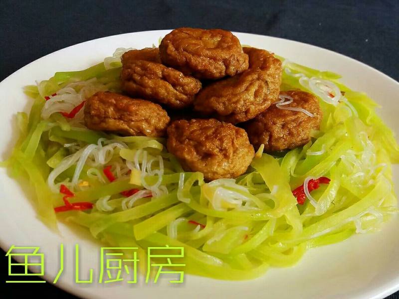 双丝黄鱼小鲜肉──鱼儿厨房私房菜的做法步骤：21