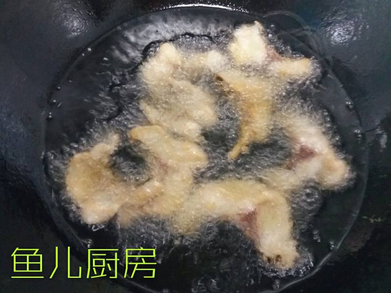 富贵牡丹香酥草鱼片──鱼儿厨房私房菜的做法步骤：10