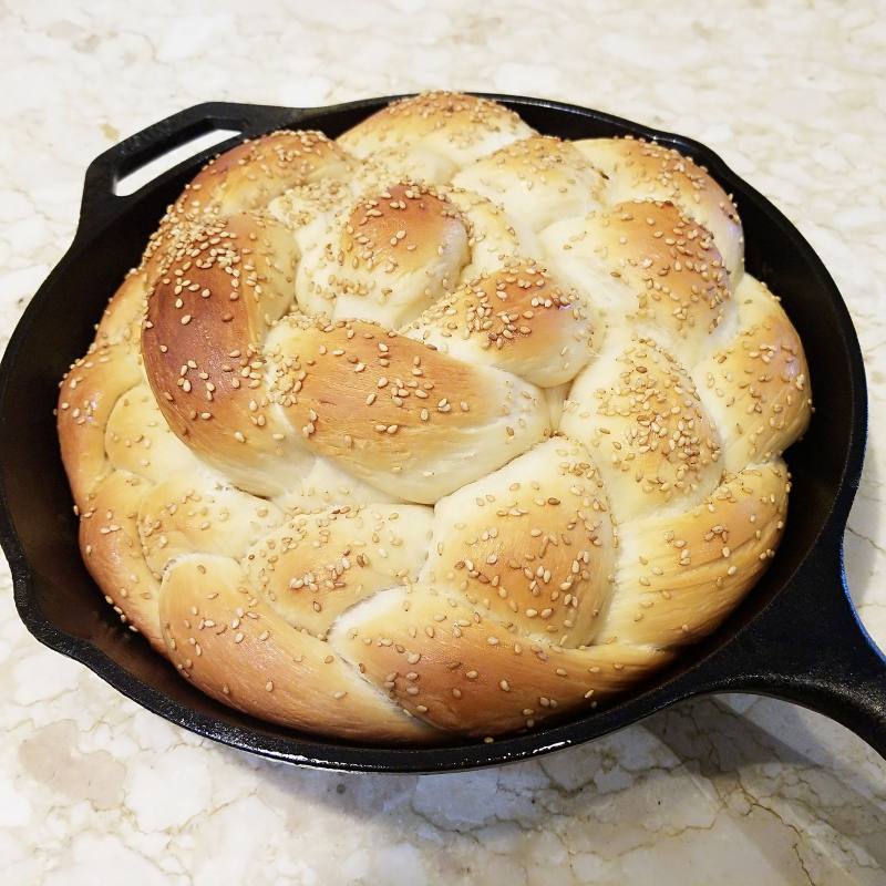 哈拉面包(challah bread)的做法步骤：21