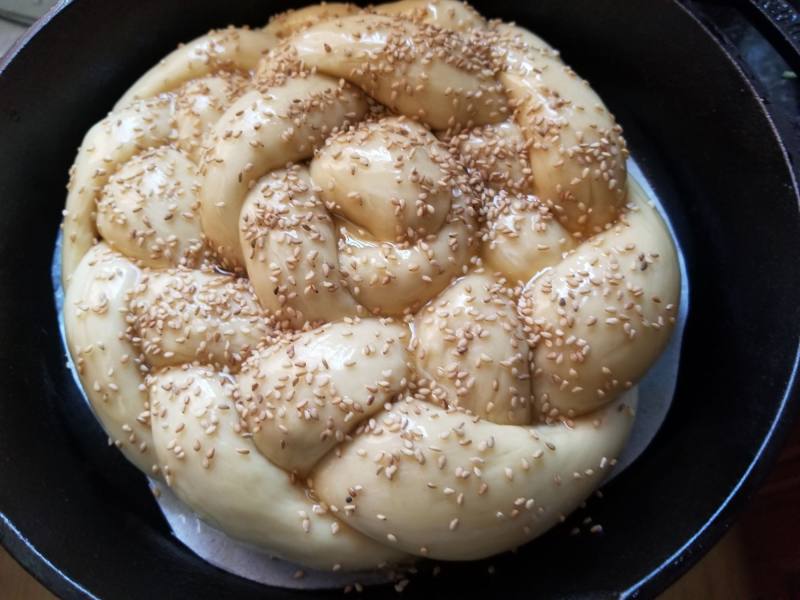 哈拉面包(challah bread)的做法步骤：19