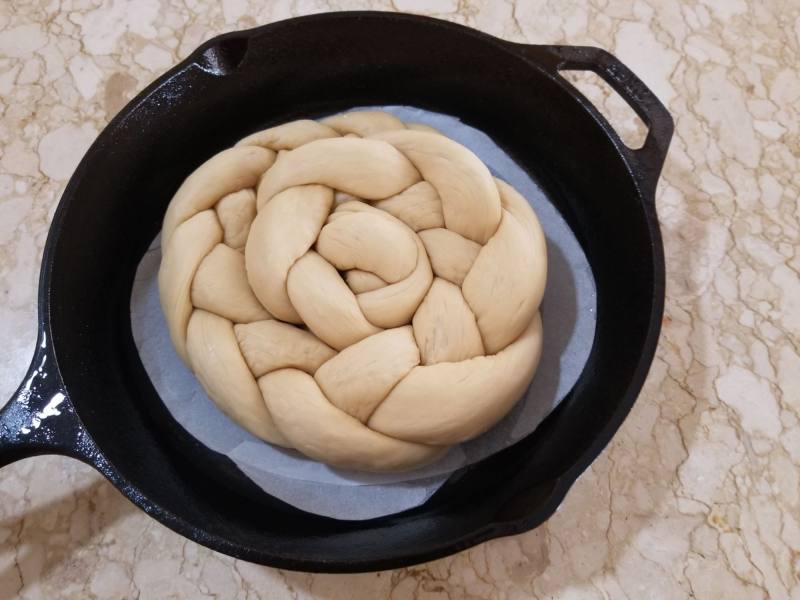 哈拉面包(challah bread)的做法步骤：17