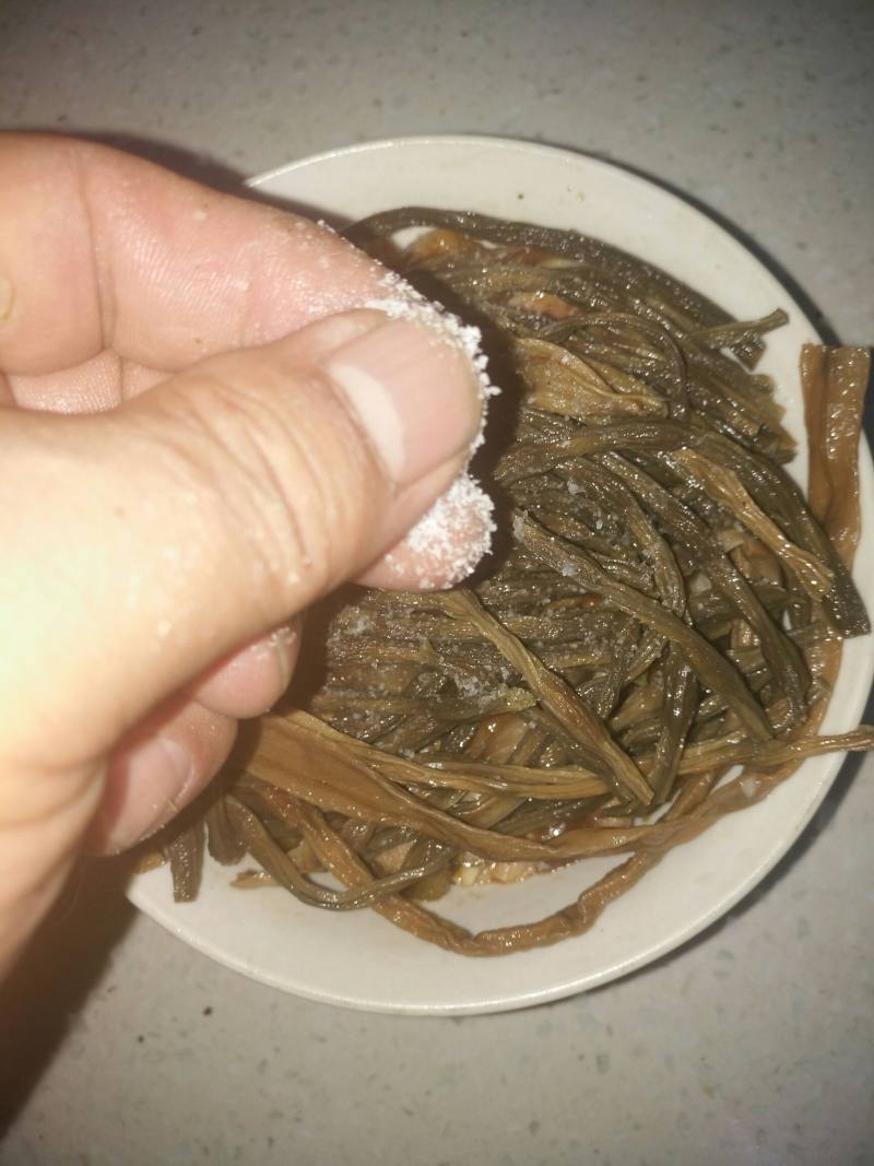 干豆角扣肉的做法步骤：17