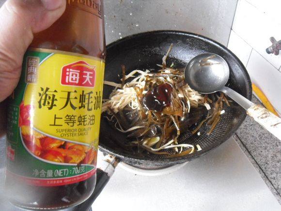 油菜海带豆腐丝的做法步骤：6