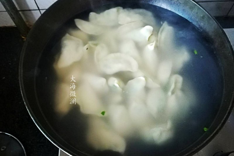 韭菜鸡蛋馅水饺的做法步骤：8