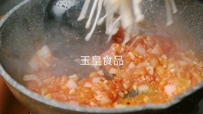 茄汁金针菇的做法步骤：5