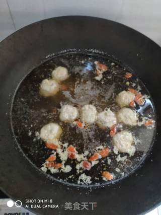 小白菜丸子汤的做法步骤：7