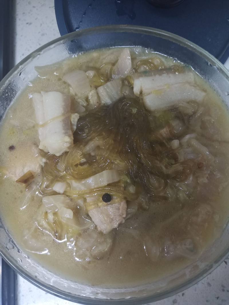 酸白菜猪肉粉条的做法步骤：7