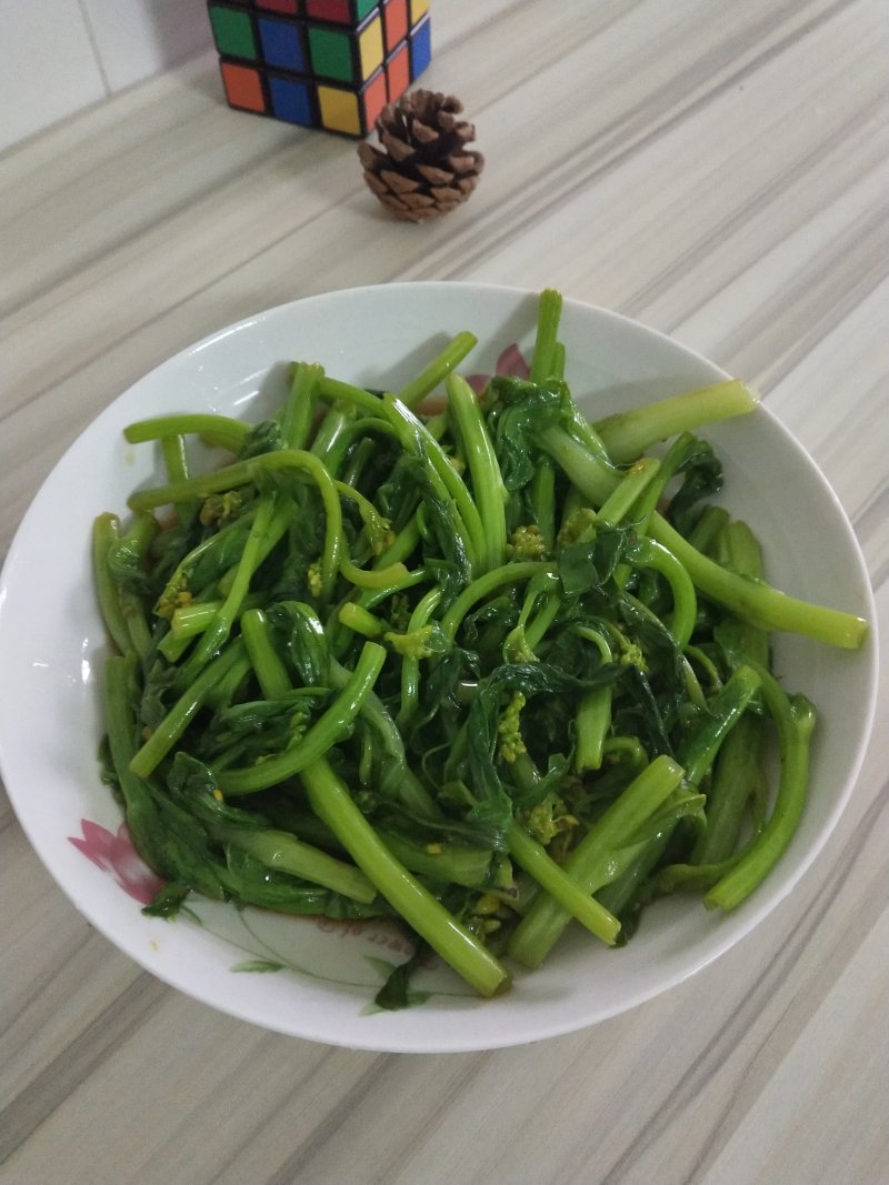 蚝油菜苔的做法步骤：7