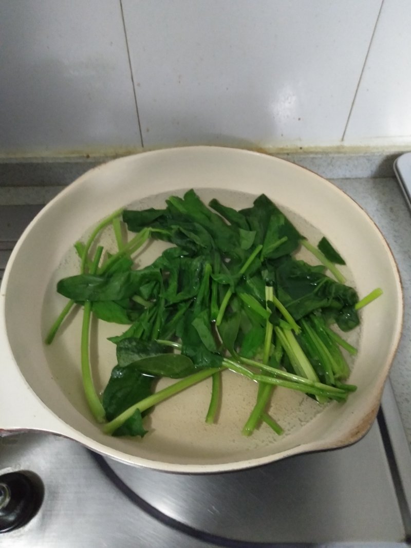 菠菜饼的做法步骤：3