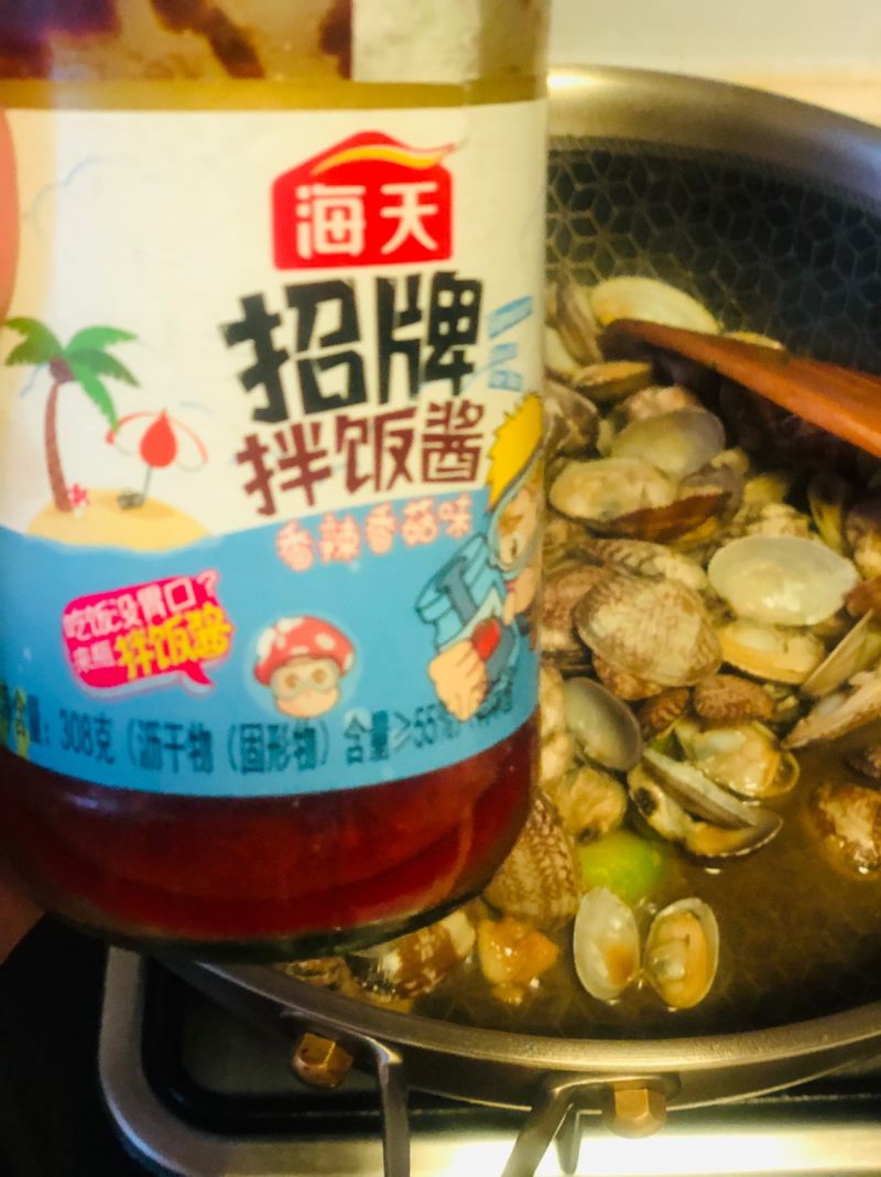 酱炒花蛤的做法步骤：10