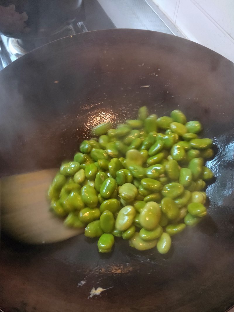 万能土鸡蛋(9)蚕豆炒蛋的做法步骤：5