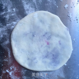 低脂紫薯饼的做法步骤：6