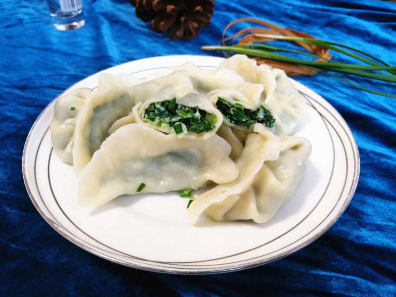 韭菜虾仁鸡蛋水饺的做法步骤：10