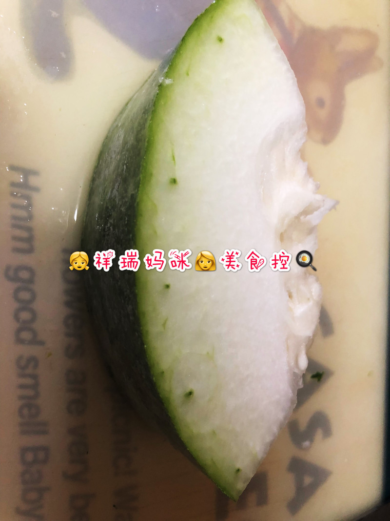 ?????仙草烹饪??cooking?????：解暑祛湿的??冬瓜汤??的做法步骤：1