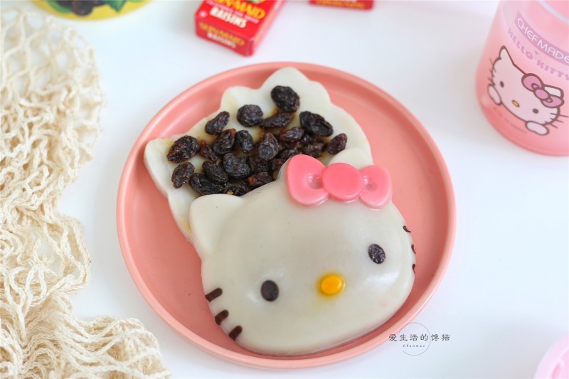 Hello kitty马蹄糕的做法步骤：11